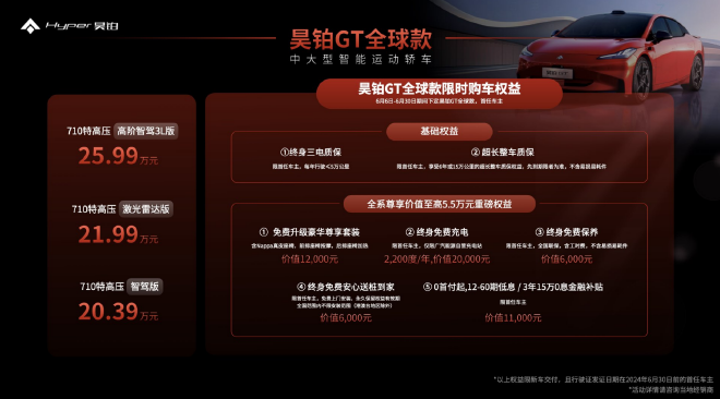 The global version of Haobo GT is officially launched with a starting price of RMB 203,900