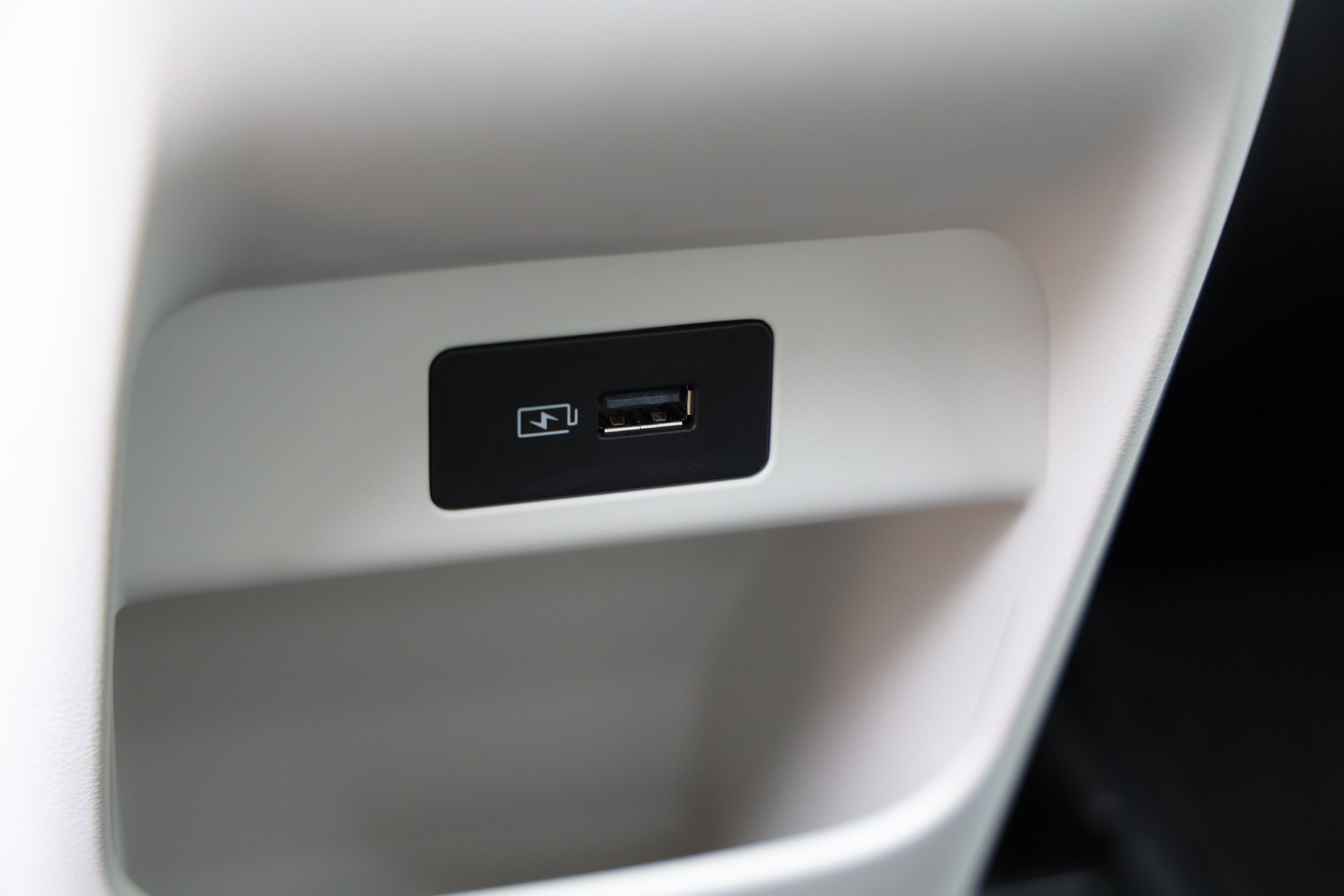 Rear charging port
