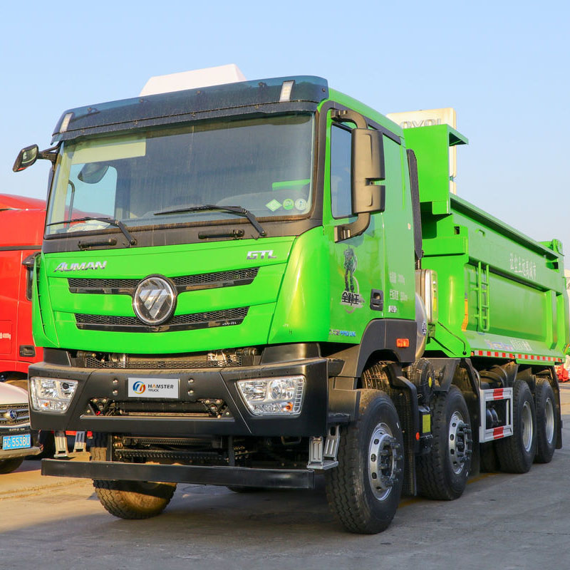 very popular 8*4 dump truck model, Foton OMEN GTL, is highly recommended. has powerful engine excellent load-bearing capacity