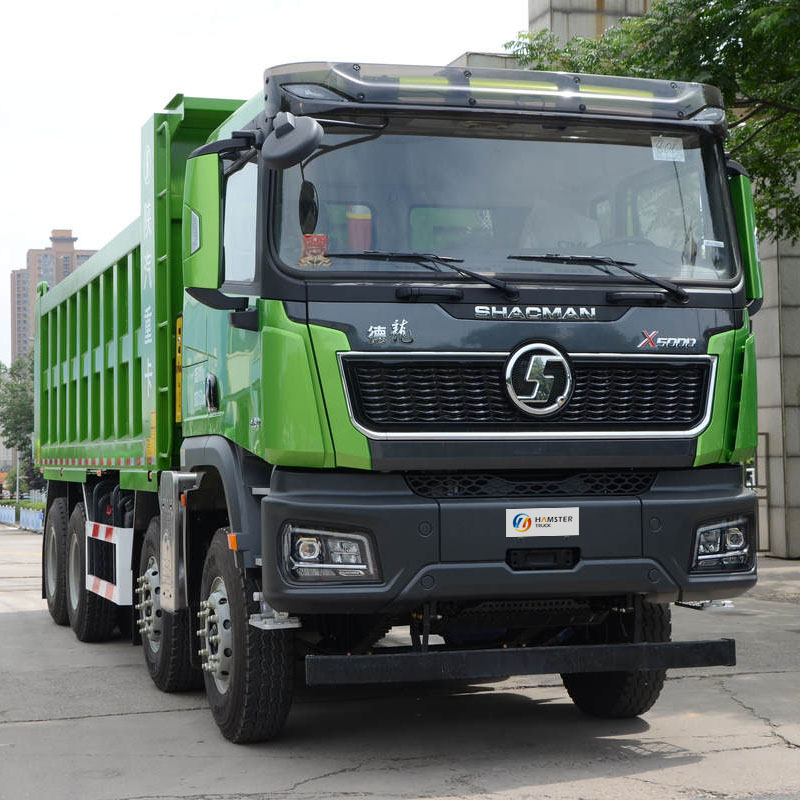 most popular shacman DeLong X5000 dump trucks 8x4 type powerful strong carrying capacity.loved by people all over the world.