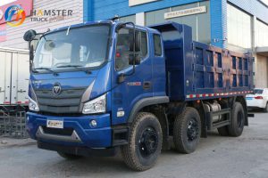 A very practical medium-sized dump truck - Foton Ruwe ES5 with 6x2 configuration is very convenient.
