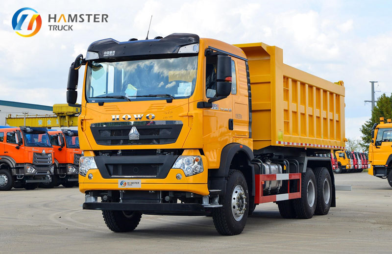 A very practical dump truck - Sinotruk HOWO 8*4 with a spacious cargo box and powerful engine.Powerful engine, strong