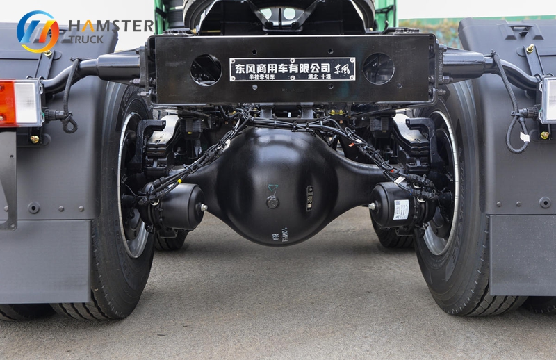 very popular model of tractor truck - Dongfeng Tianlong KL with 6x4 configuration and 490 horsepower. powerful