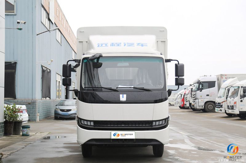 Hot sale chiese ev truck 2024 Geely Yuancheng Xingzhi H8E PRO 4.5t 4.15m Pure Electric Van Light Truck 100.64kwh now in stock