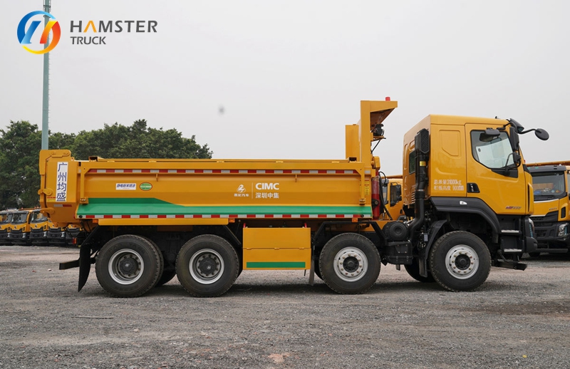 A popular and well-selling Liuzhou Auto Chonglong H5 dump truck with a reasonable price and powerful engine.