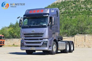 A high-performance and fully-equipped tractor truck, sinotruk TH7 6*4, with high configuration and large horsepower.