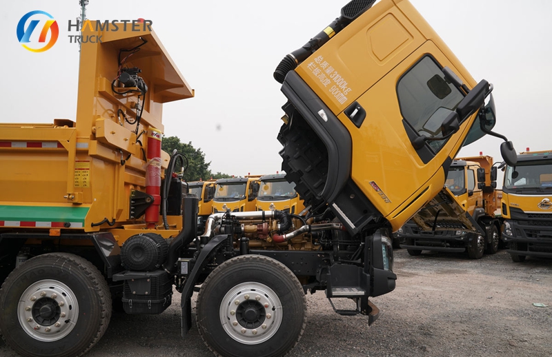 A popular and well-selling Liuzhou Auto Chonglong H5 dump truck with a reasonable price and powerful engine.