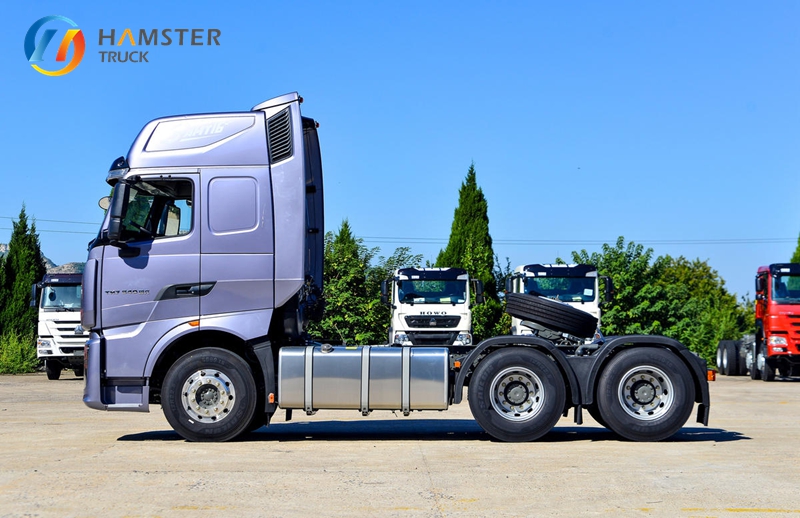 A high-performance and fully-equipped tractor truck, sinotruk TH7 6*4, with high configuration and large horsepower.