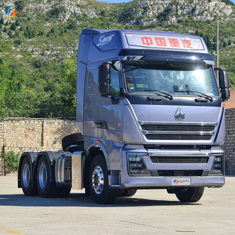 A high-performance and fully-equipped tractor truck, sinotruk TH7 6*4, with high configuration and large horsepower.