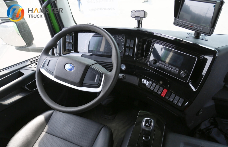 The very advanced BYD electric dump truck is energy-efficient and highly effective. It represents the future trend.