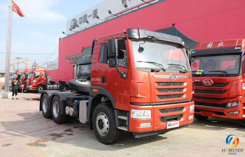 Qingdao Jiefang Han V Heavy Truck 400 Horsepower 6X4 Tractor
