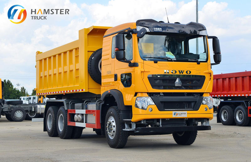 A very practical dump truck - Sinotruk HOWO 8*4 with a spacious cargo box and powerful engine.Powerful engine, strong