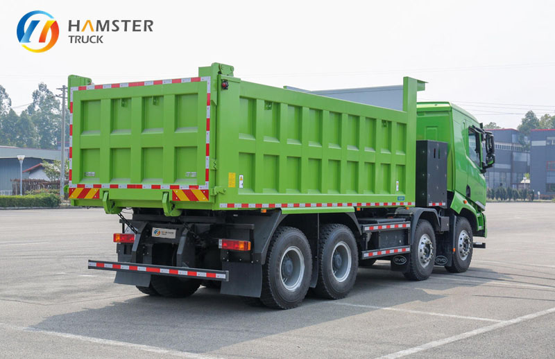The very advanced BYD electric dump truck is energy-efficient and highly effective. It represents the future trend.