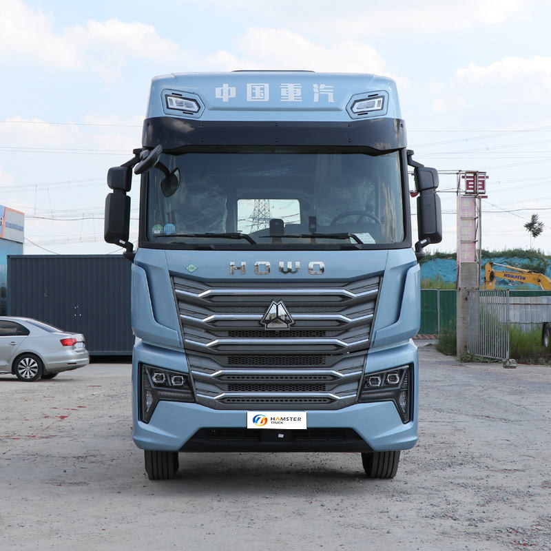 Sinotruk HOWO TS7 heavy truck 590HP 6X4 LNG automatic transmission tractor (liquid buffer)