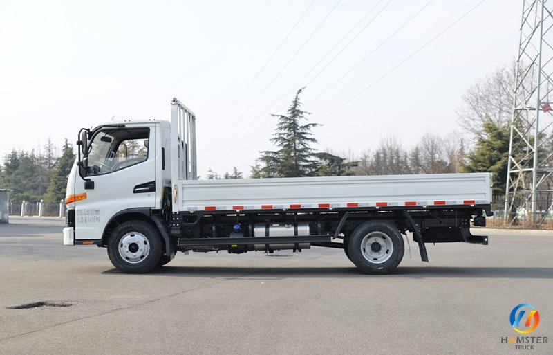 China truck JAC Shuailing E medium-sized 129 hp 4.22m single-row sideboard light truck